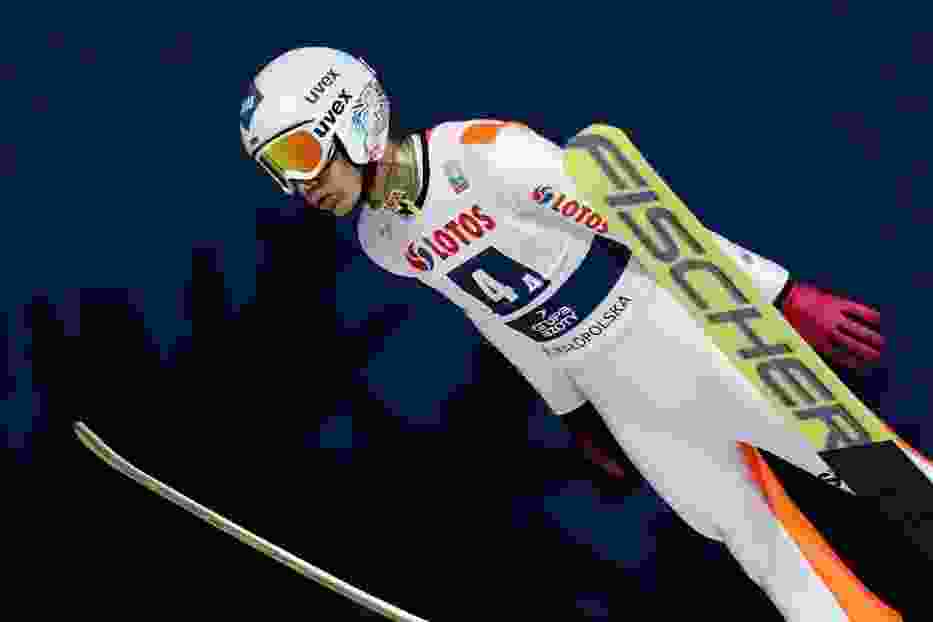 Kamil Stoch podczas konkursu PŚ w Zakopanem