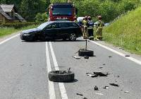 Wypadek na DK 28 w Krasiczynie. Zobacz zdjęcia!