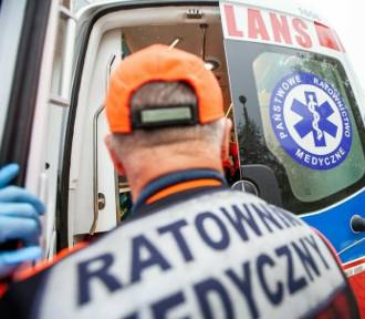 Akcja ratunkowa w centrum Krakowa. Życie mężczyzny było zagrożone