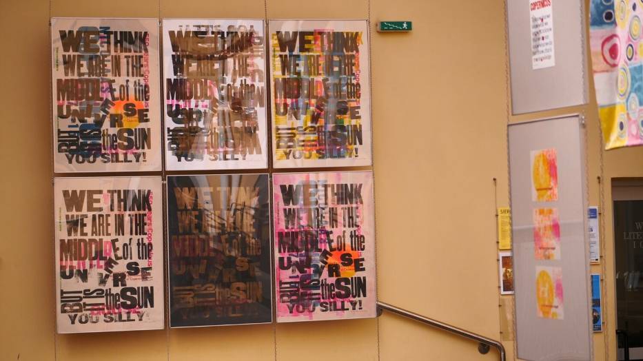 Wystawa plakatów kopernikowskich  w Olsztynie