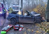 Wypadek w miejscowości Lubiszynek Drugi. Jedna osoba poszkodowana 