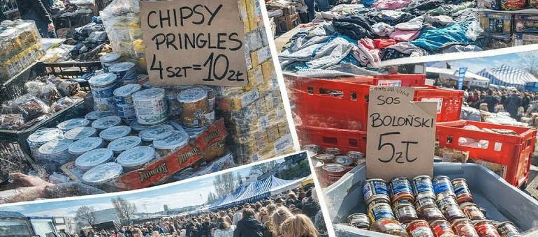 W każdą niedzielę na bazarze przy ul. Puszkina w Łodzi handel kwitnie. Zobaczcie, co można kupić i za ile