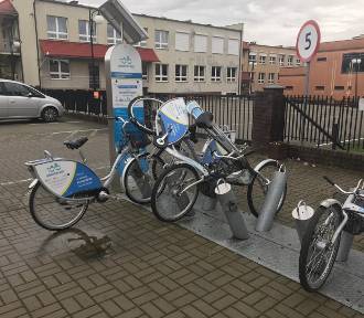 Stacja szamotulskich rowerów miejskich zdewastowana!