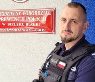 Funkcjonariusz policji z Bielska-Białej dwa razy tego samego dnia zatrzymał złodzieja