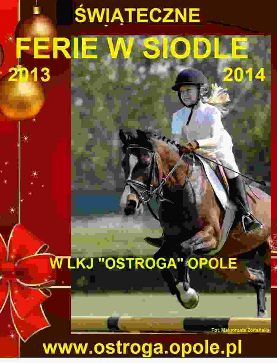 Świąteczne Ferie w Siodle 2013, 2014