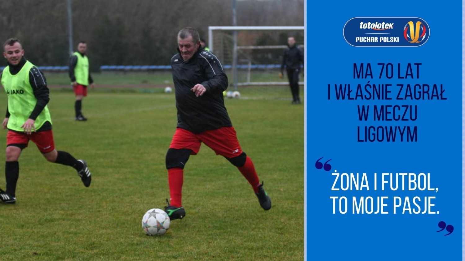 Regionalny Puchar Polski: Ma 70 lat i właśnie zagrał w meczu ligowym | Flesz Sportowy24