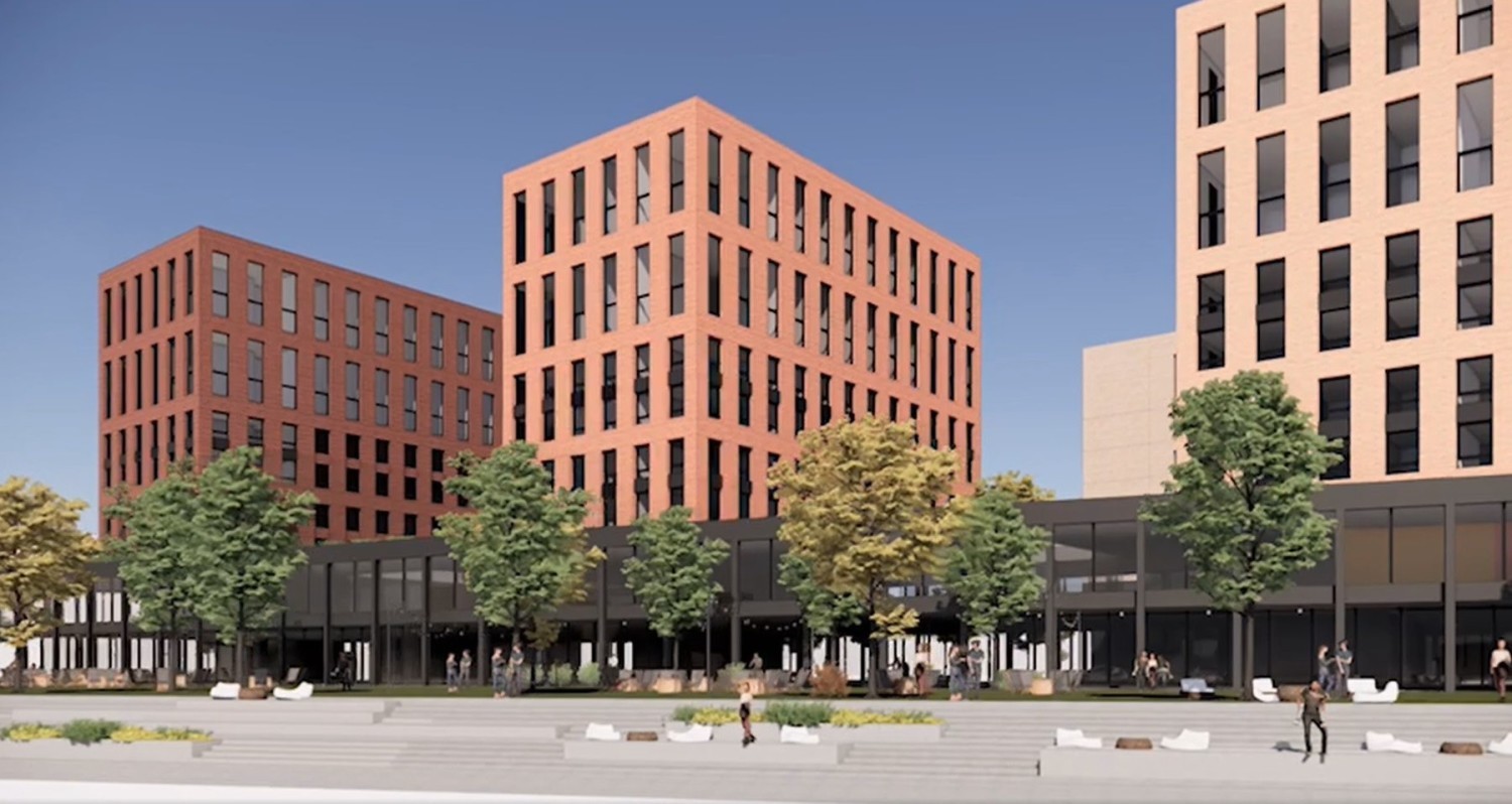Kompleks planowany przy ulicy Grundmanna w Katowicach