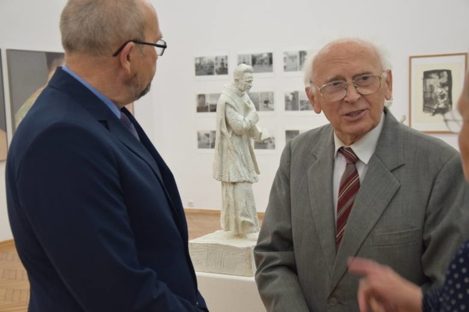 Prezentacja zwycięskiego projektu pomnika księdza Kazimierza Michalskiego autorstwa Karola Badyny z Krakowa