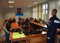 Maturzyści z I Liceum Ogólnokształcącego w Pucku z wizytą w komendzie policji
