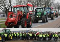 Protest rolników w Grodzisku Wielkopolskim. 