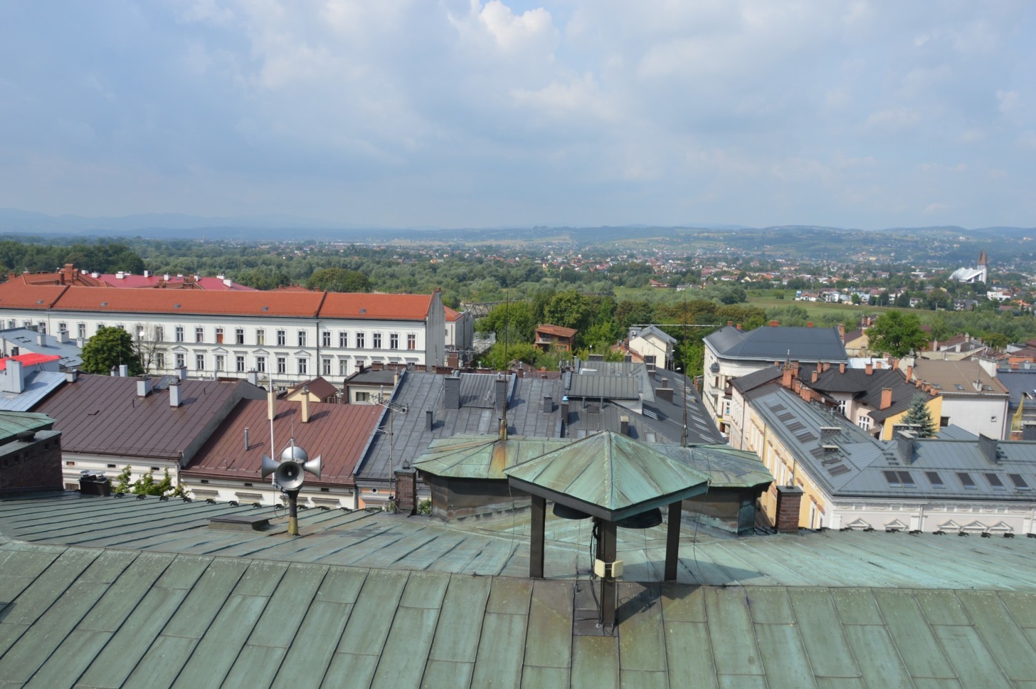 Widoki z wieży ratuszowej