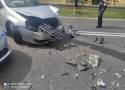 Wypadek na trasie Kostrzyn nad Odrą – Słubice. Zderzyły się dwa auta, droga krajowa nr 31 zablokowana