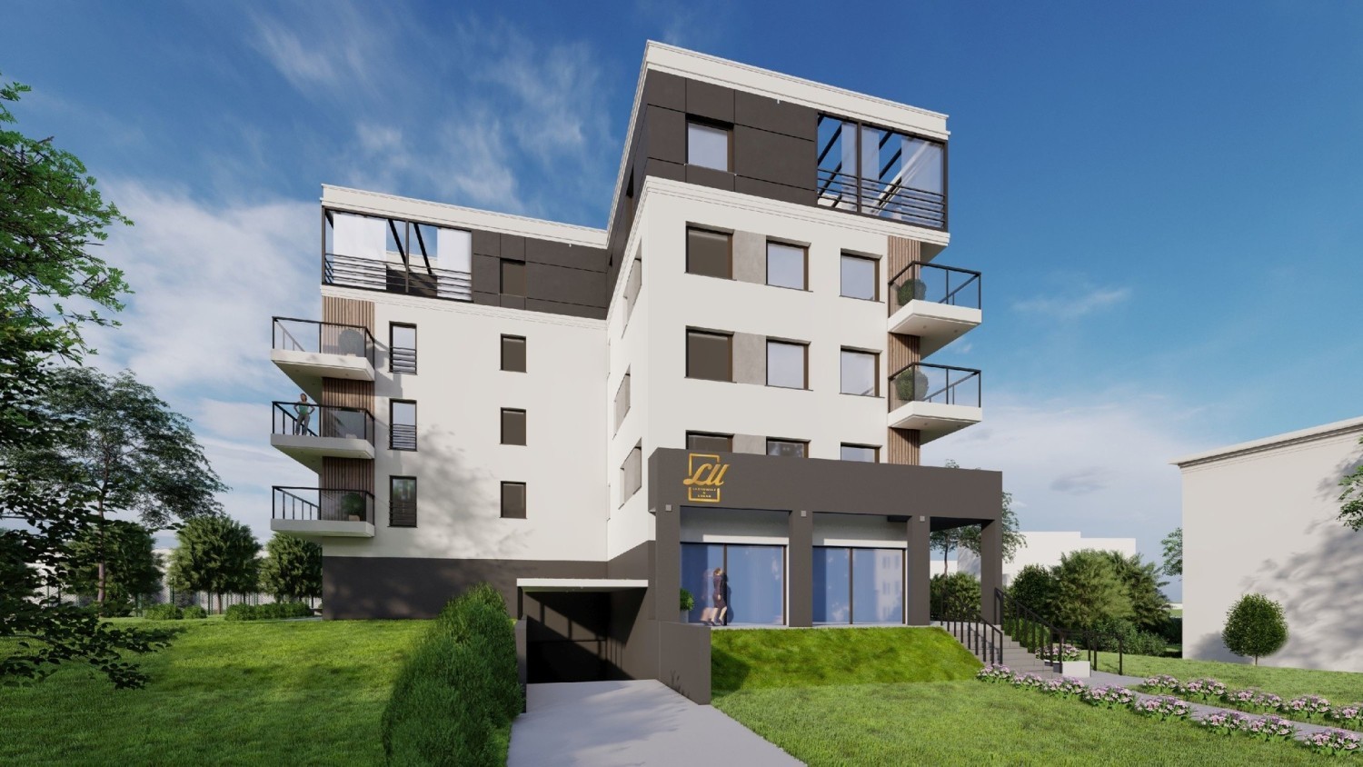 Powstanie nowy apartamentowiec w Busku-Zdroju przy ulicy Broniewskiego. Zobacz wizualizacje