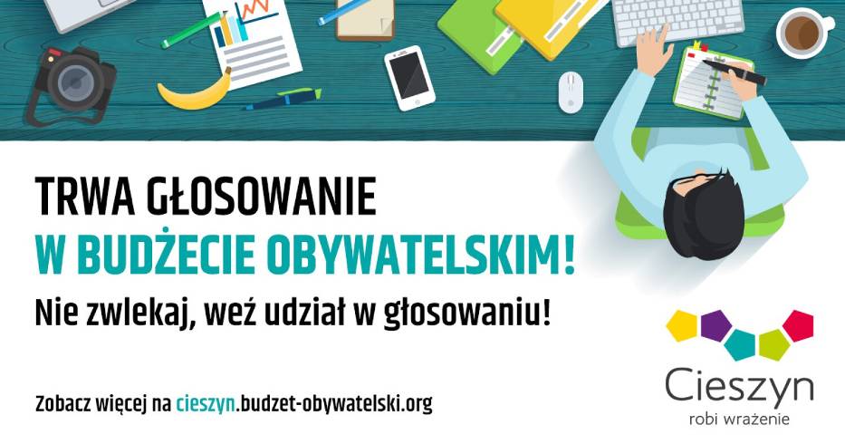 Budżet obywatelski na rok 2023 w Cieszynie, plakat