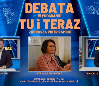 Debata kandydatów na prezydenta Bełchatowa w programie Tu i Teraz