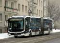 Przegubowy elektryczny autobus marki MAN jest testowany w Radomiu. Może przejechać nawet 300 kilometrów bez ładowania
