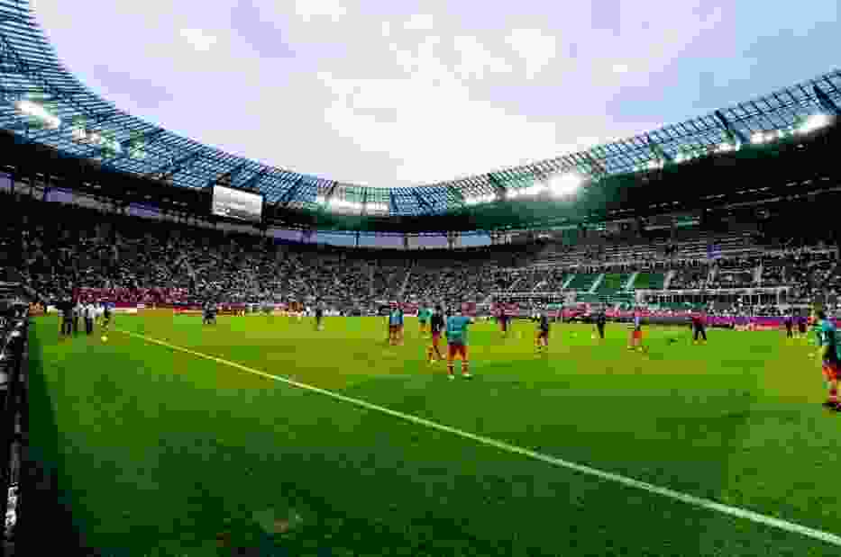 Mecz otwarcia był na stadionie transmitowany
