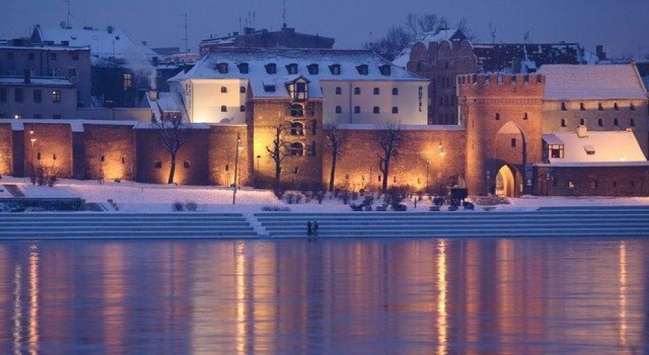 Toruń zimą