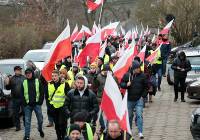 Rolnicy protestowali przed Lubelskim Urzędem Wojewódzkim [ZDJĘCIA]