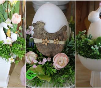 Wielkanocne stroiki, kompozycje i dekoracje w Kwiaciarni Jagoda. ZDJĘCIA