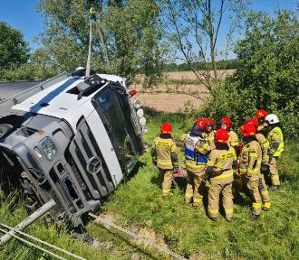 Tragiczny wypadek na DK 94 koło Bochni, kierowca ciężarówki nie żyje