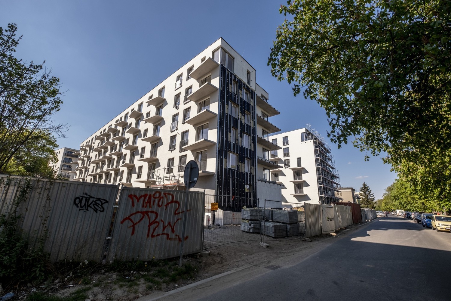 Tak obecnie wygląda inwestycja Saperska 30
