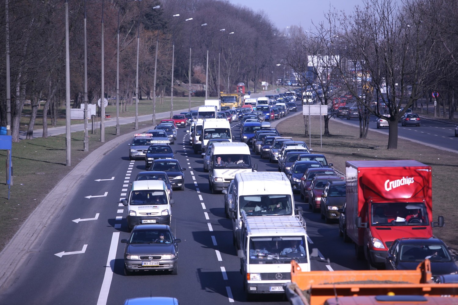 Korki Warszawa - zobacz, jak wygląda sytuacja na drogach
