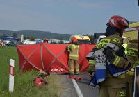 Śmiertelny wypadek na DK 28 w Gorlicach. Nie żyje 73-letnia kobieta