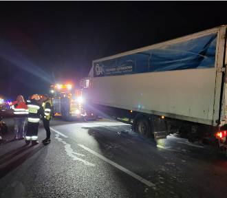 Śmiertelny wypadek pod Młodoszowicami. Nie żyje 42-letni kierowca cieżarówki