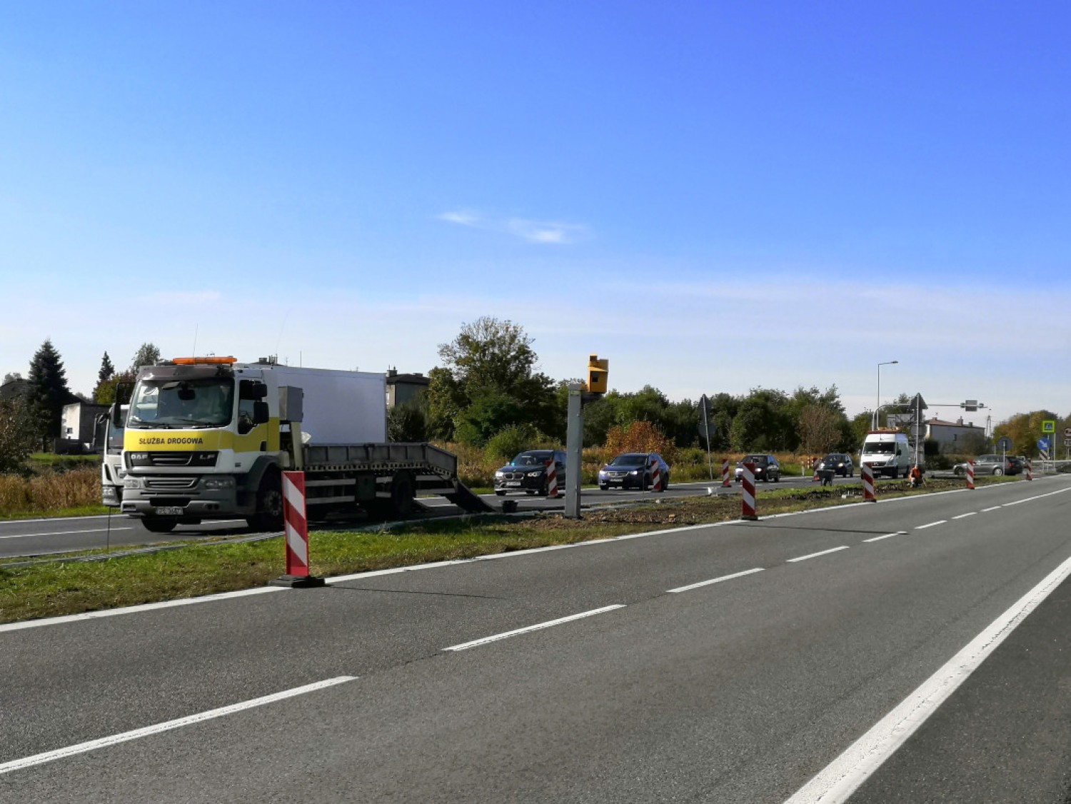 Nowy fotoradar pojawił się w październiku na DK 86 w Sarnowie w powiecie będzińskim
