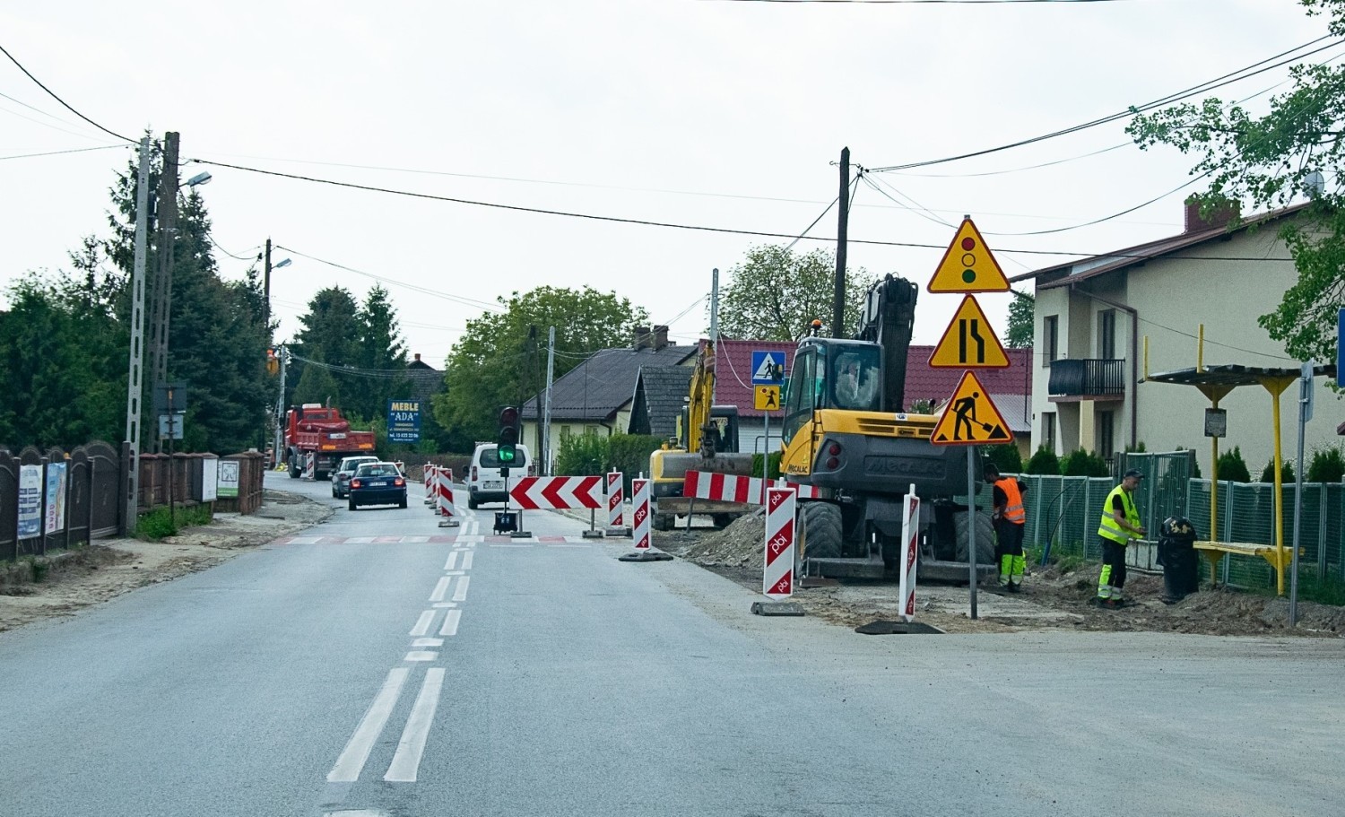 Po przebudowie ulica Mickiewicza w Tarnobrzegu będzie mieć nową nawierzchnię, szerokość 6 metrów, ciągi pieszo-rowerowe