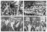 1 maja - Święto Pracy. Hasła i transparenty z pochodów z okazji 1 maja z czasów PRL