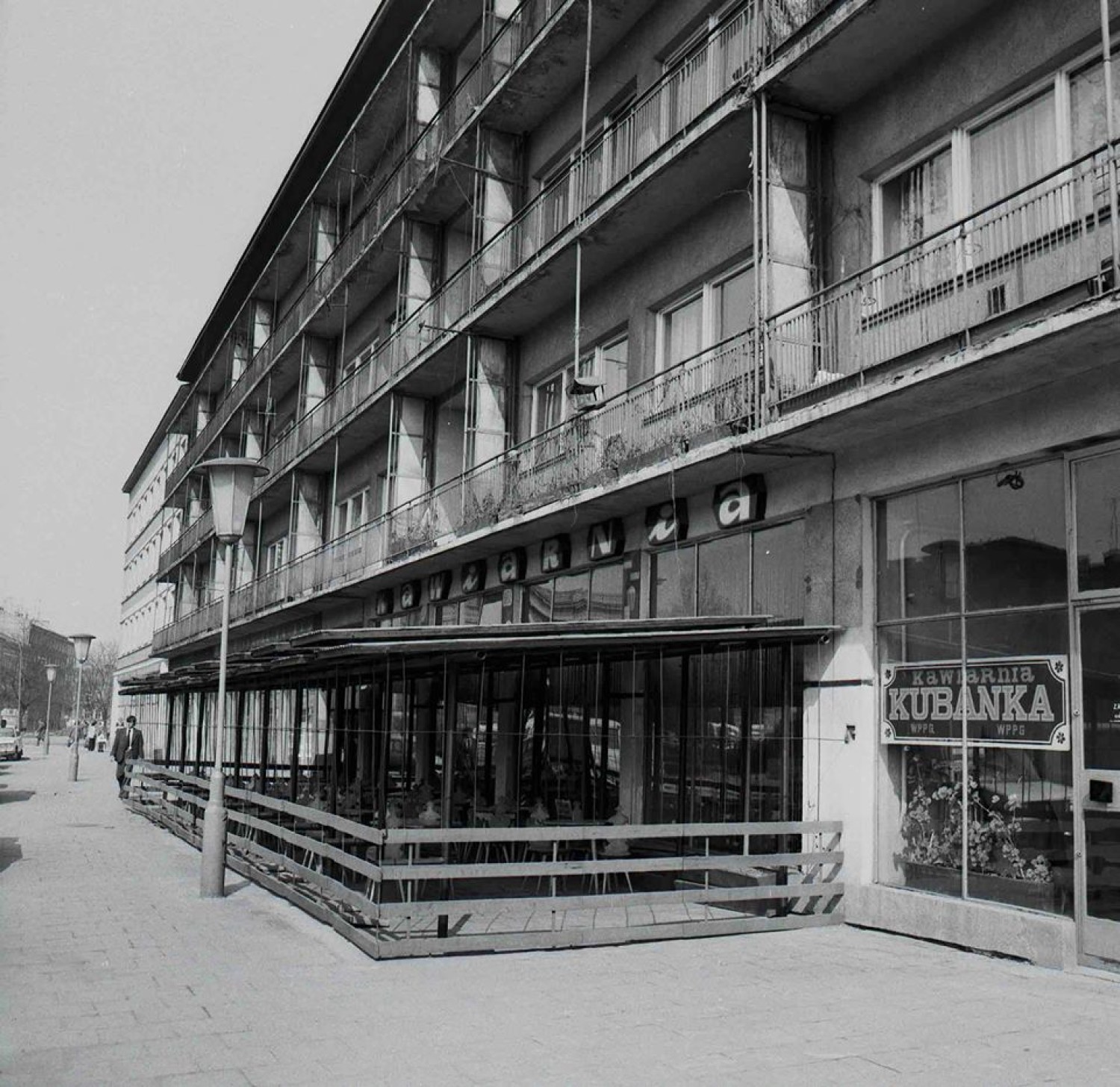 Rzeszowska kawiarnia "Kubanka" w latach 70