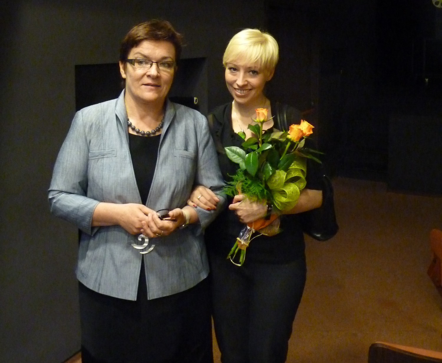 W sali widowiskowej Miejskiego Domu Kultury odbyło się spotkanie z Magdaleną Piekorz