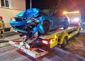 Wypadek w Brzegu. Pijany kierowca volkswagena wymusił pierwszeństwo na skrzyżowaniu