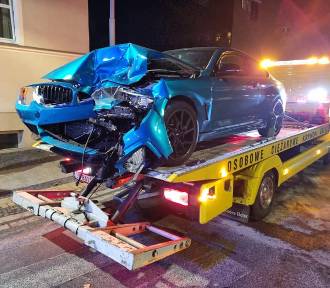 Wypadek w Brzegu. Pijany kierowca volkswagena wymusił pierwszeństwo na skrzyżowaniu