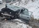 Poważny wypadek samochodowy w Kaczorowie w powiecie jaworskim