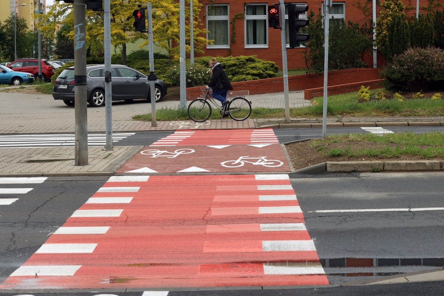 Nowe ścieżki rowerowe na Piekarach w Legnicy