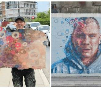 Sądecki artysta Mgr Mors przekaże fragment muralu z Węgierskiej youtuberowi Buddzie