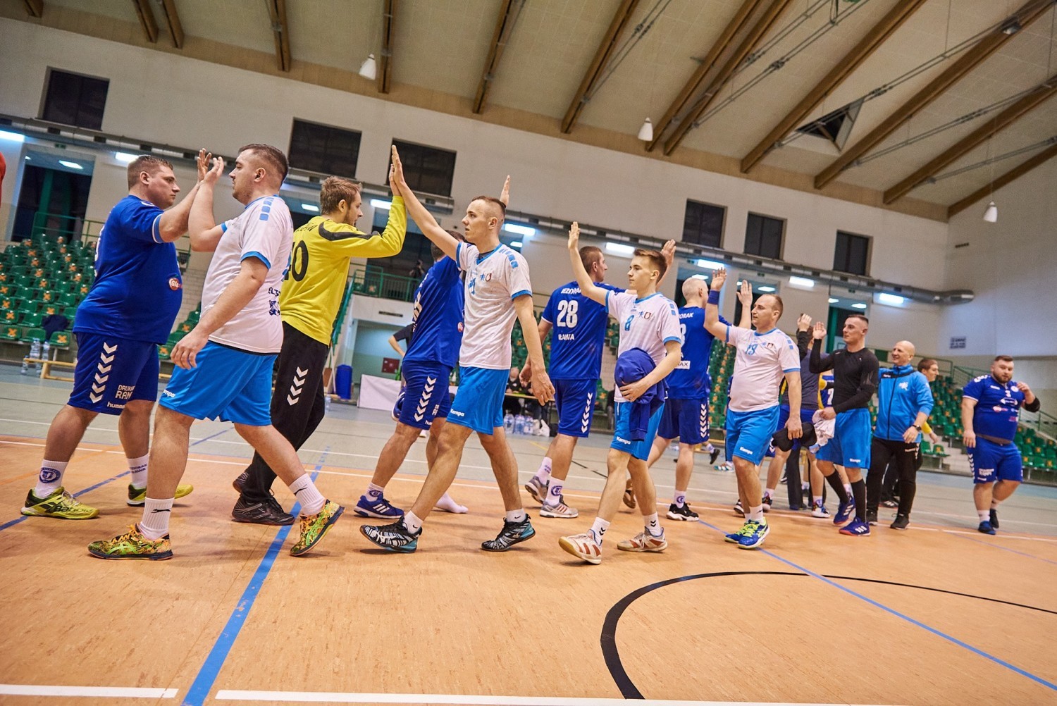 Mecz piłki ręcznej zorganizowano w hali sportowej Ośrodka Sportu i Rekreacji w Brodnicy