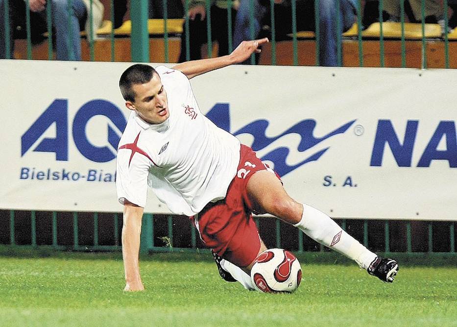 Piłkarz ŁKS Rafał Kujawa