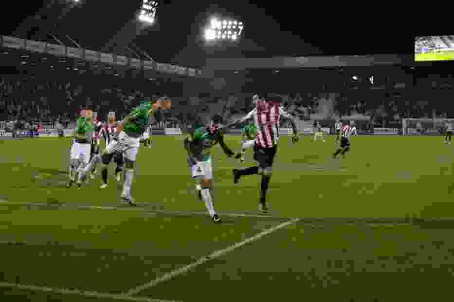 Podczas zeszłorocznego meczu Cracovia - GKS Bogdanka