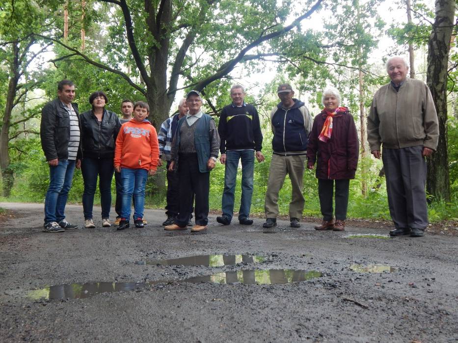 Ludzie od lat walczyli o naprawę odcinka między Grochowem i Wełmicami