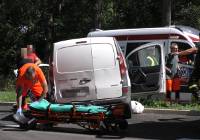 Poważny wypadek w Miliczu. Nie było jeszcze oficjalnego otwarcia, a już są ranni