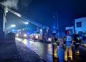Duży pożar w nocy, w restauracji "Stajnia" w Laskowie