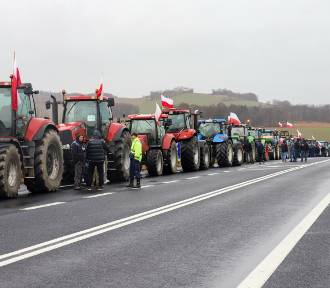 Protest rolników na Dolnym Śląsku