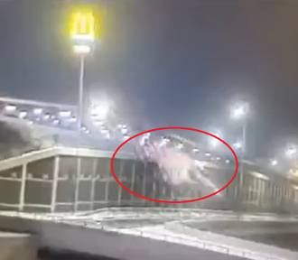 Przerażająca sytuacja w Sosnowcu! Samochód spadł kilka metrów - zobacz WIDEO
