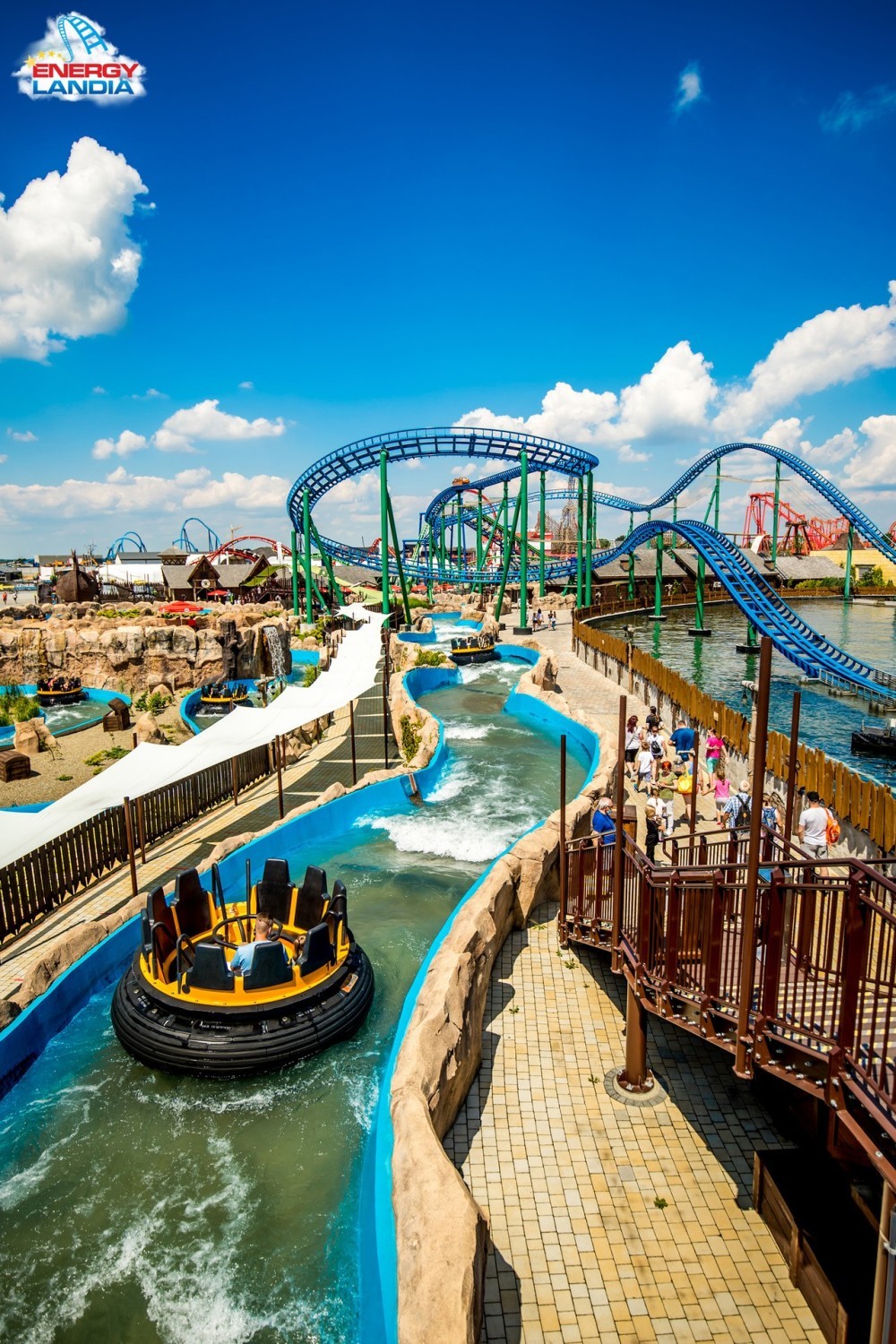 Numer 5: Jungle Adventure, Atlantis i Swiss Water Cups – wodne spływy dla każdegoJest to pakiet trzech niesamowitych spływów wodnych