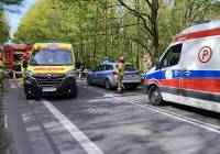 Tragiczny wypadek w Lyskach. Na ul. Dworcowej rozbił się motocykl, nie żyje kobieta