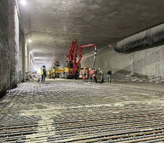 Zakończono betonowanie tunelu na północnej obwodnicy Krakowa. Dane robią wrażenie!